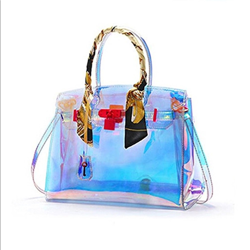 Iridescent PVC Purse